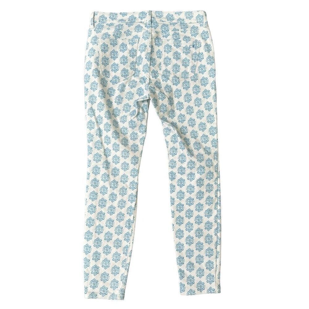 VINEYARD VINES MEDALLION PRINT DENIM MIDRISE SKINNY JEANS BLUE JAY size 6 - Picture 3 of 8
